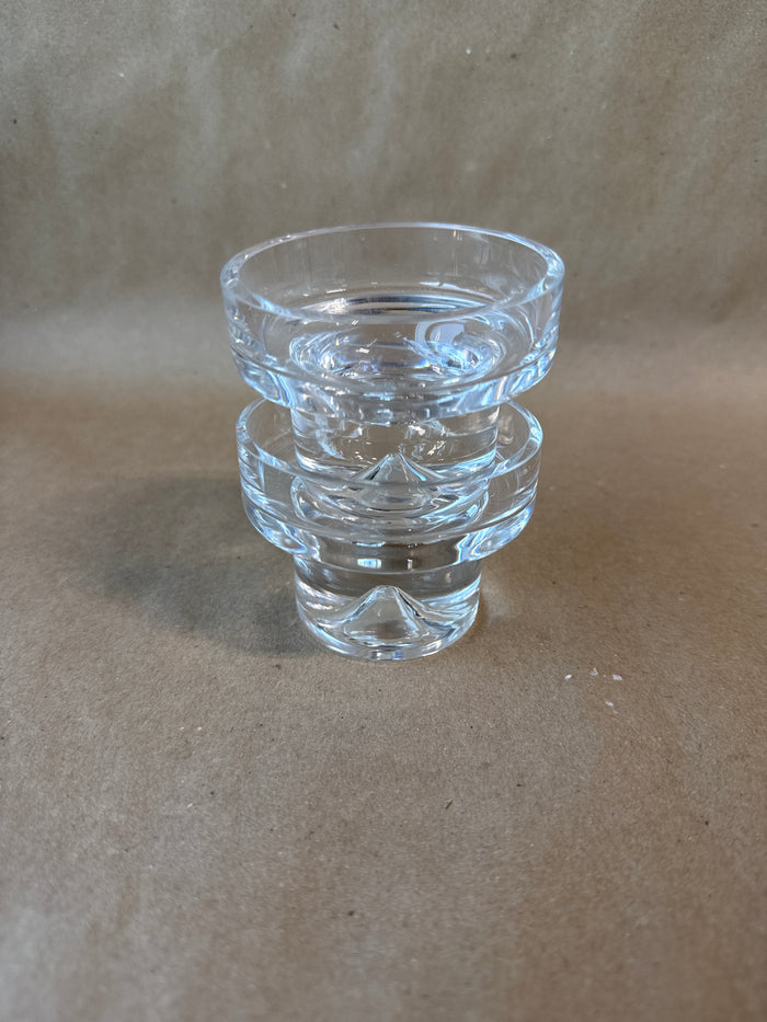 Clear Glass Candle Holders