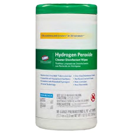 Clorox Healthcare Surface Disinfectant Cleaner Premoistened Wipes 95 Count Canister 40707272
