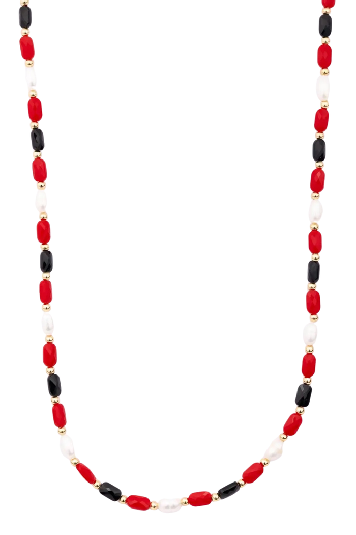 Clover Necklace - Red