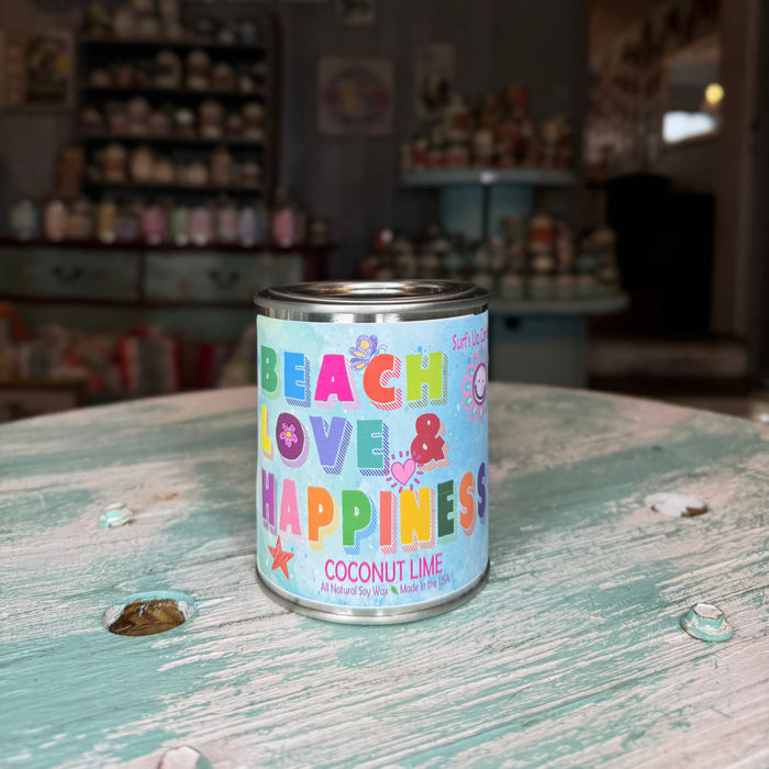 Coconut Lime Paint Can Candle - Sunshine Collection