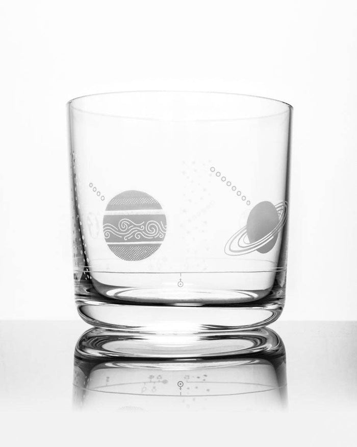 Cognitive Surplus - Solar System Whiskey Glass