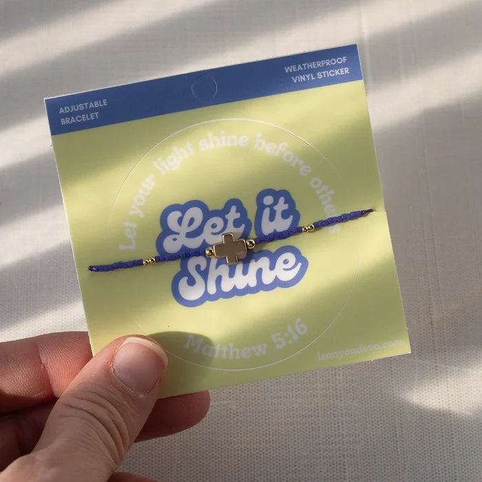Cord Bracelet & Sticker Set - Light of Hope