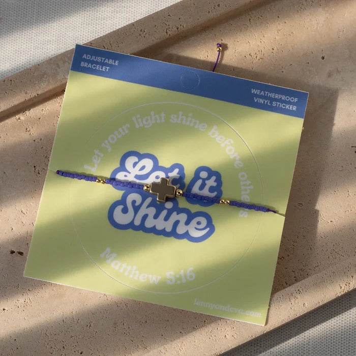 Cord Bracelet & Sticker Set - Light of Hope