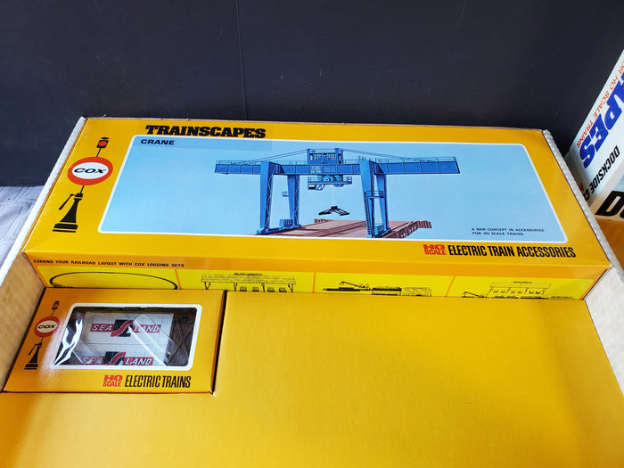 Cox Trainscapes "Dockside Crane" Model Set APPEARS UNUSED