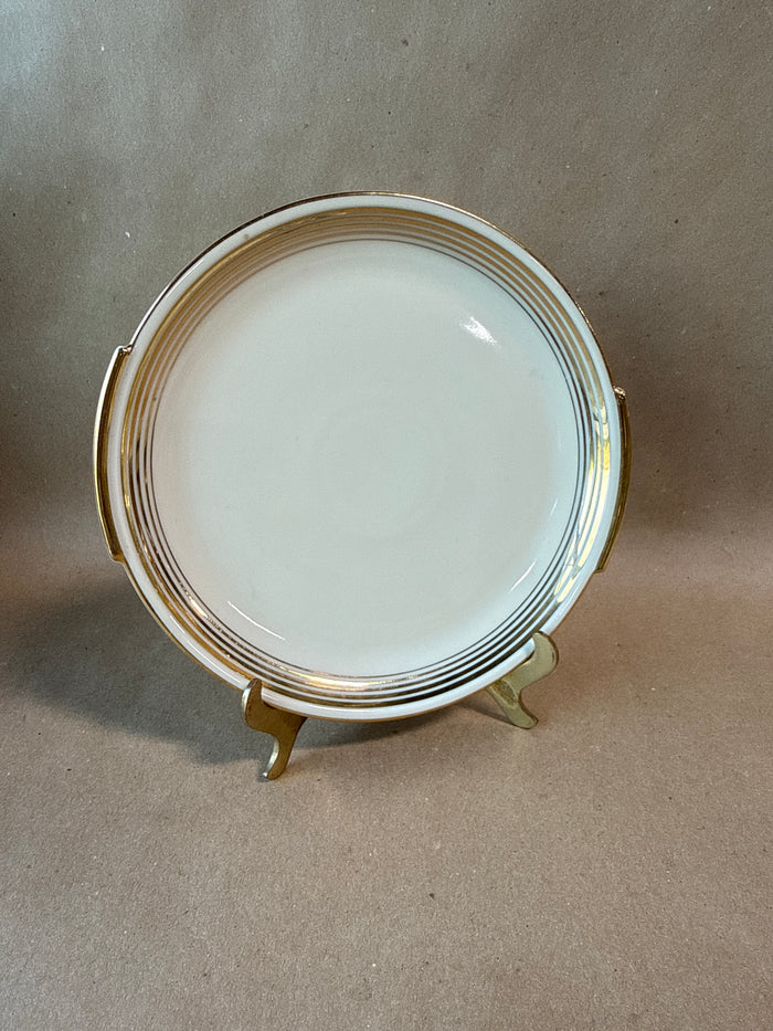 Cream And Gold Johann Haviland Saucer Plate