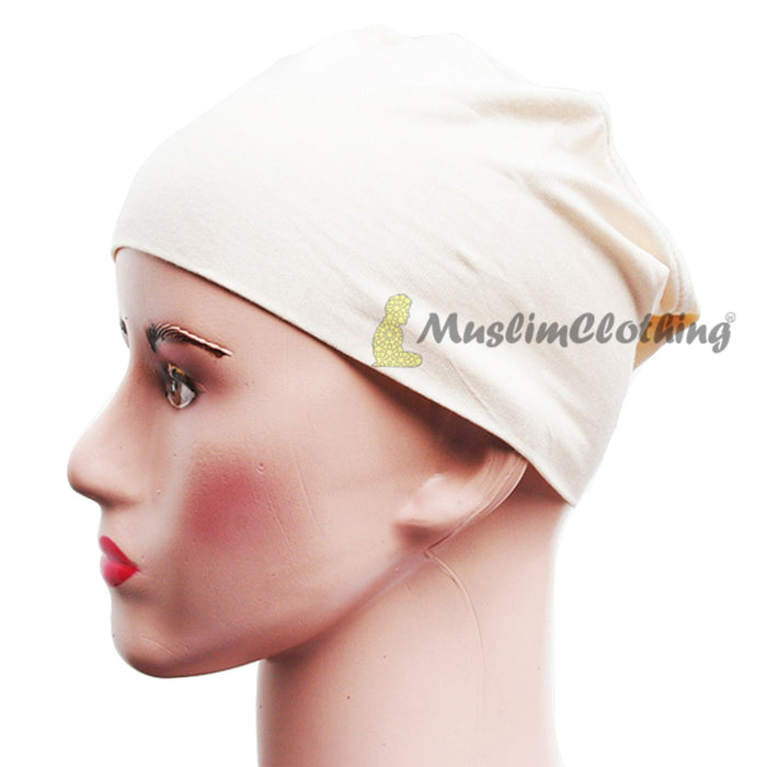 Cream Women's Pullover Underscarf For Scarves Hijabi Veil One-Size