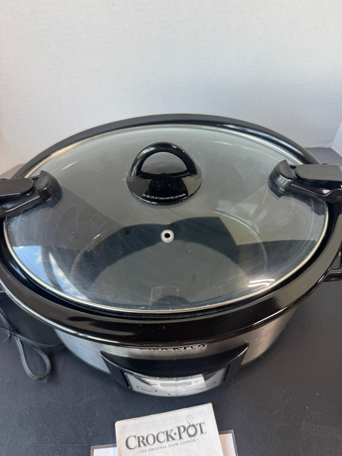 Crock Pot 6QT Cook & Carry Programmable Slow Cooker