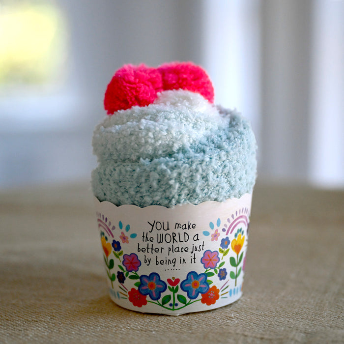 Cupcake Socks: World Better Place