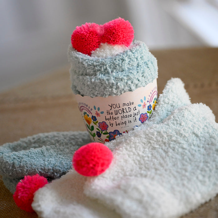 Cupcake Socks: World Better Place