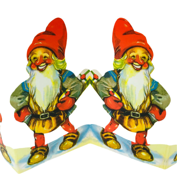 Cutout Tomte with gift by Helge Artelius