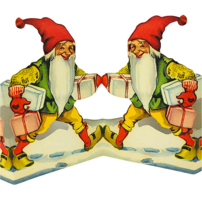 Cutout Tomte with gifts