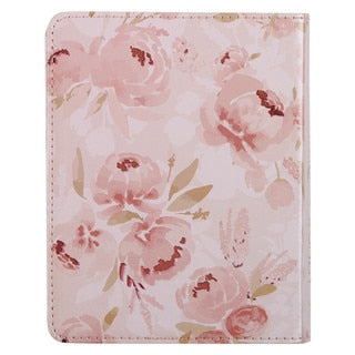 Daily Prayers For Women Pink Floral Faux Leather Devotional