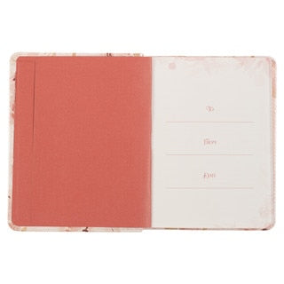 Daily Prayers For Women Pink Floral Faux Leather Devotional
