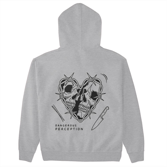 Dangerous Perception Black Print Light Hoodie