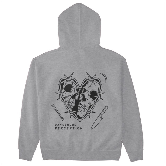 Dangerous Perception Black Print Light Hoodie