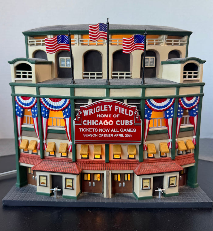 Department 56 Lighted Chicago Cubs Wrigley Field (WORKS)