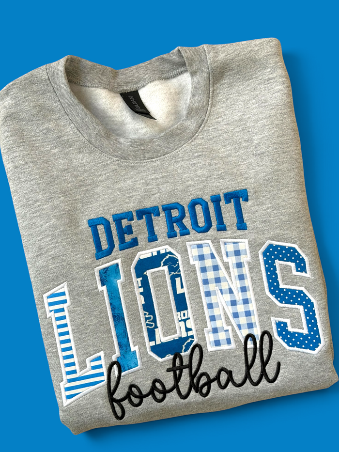 Detroit Lions Cozy Crewneck Sweatshirt