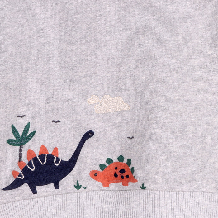 Dino Baby Sweatshirt & Jogger Set (Organic Cotton)