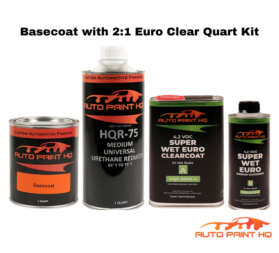 Dodge PPG Dark Spruce Basecoat Clearcoat Quart Complete Paint Kit