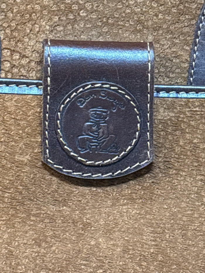 Don Sergio Leather & Suede Briefcase Bag