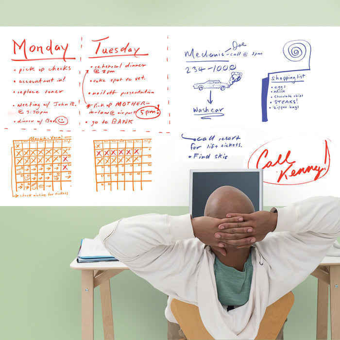 Dry Erase Panels Wall Decal