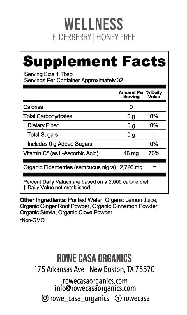 Elderberry Immune Support | 16 oz
