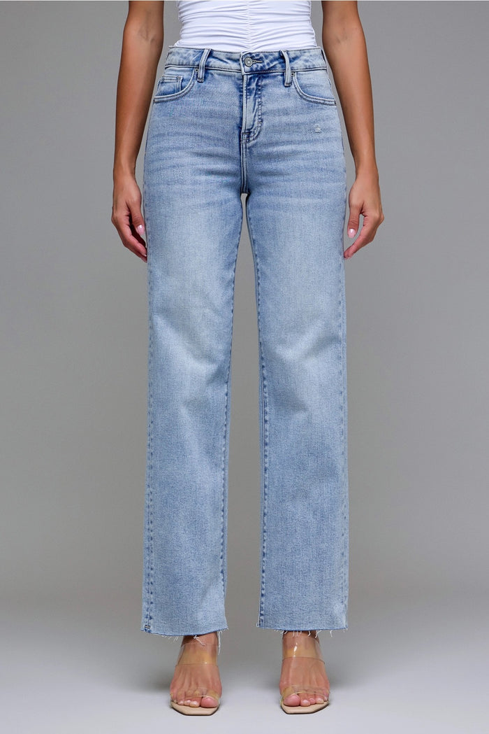 Ella Distressed Hem Straight