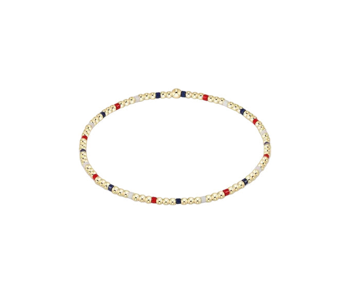 Enewton - Egirl - Hope Sincerity Pattern 2mm Bead Bracelet - Firecracker - Findlay Rowe Designs