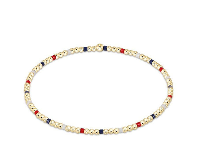 Enewton - Hope Sincerity Pattern 2mm Bead Bracelet - Firecracker - Findlay Rowe Designs