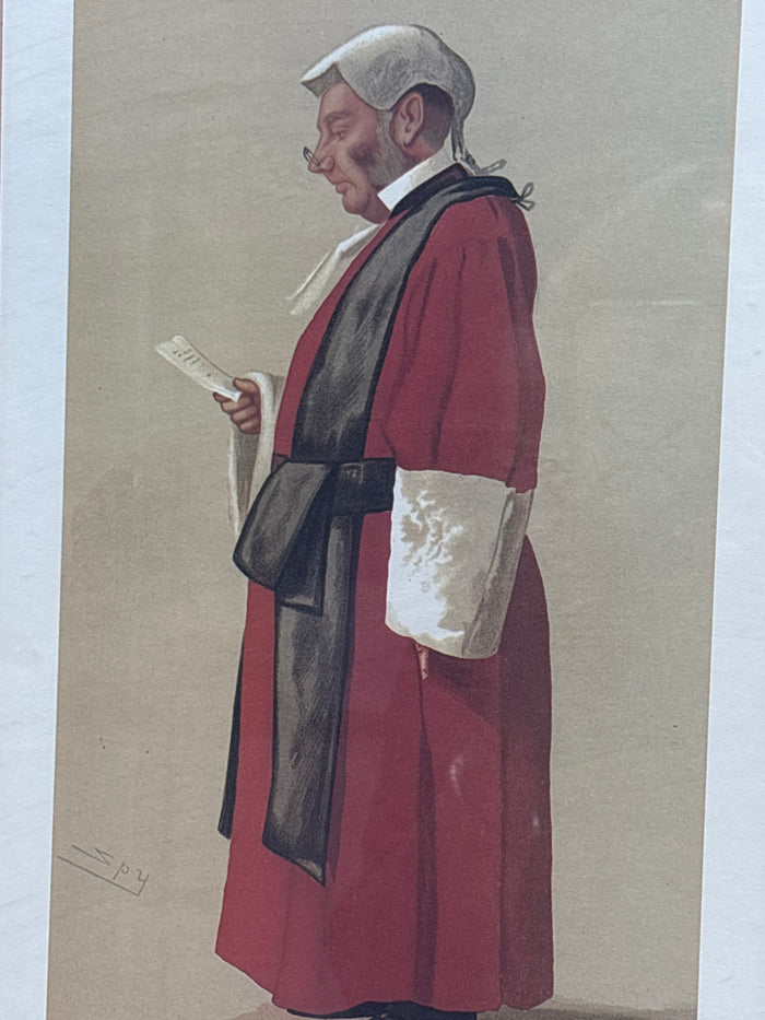 English Magistrate “3rd Commissioner” Vanity Fair Print