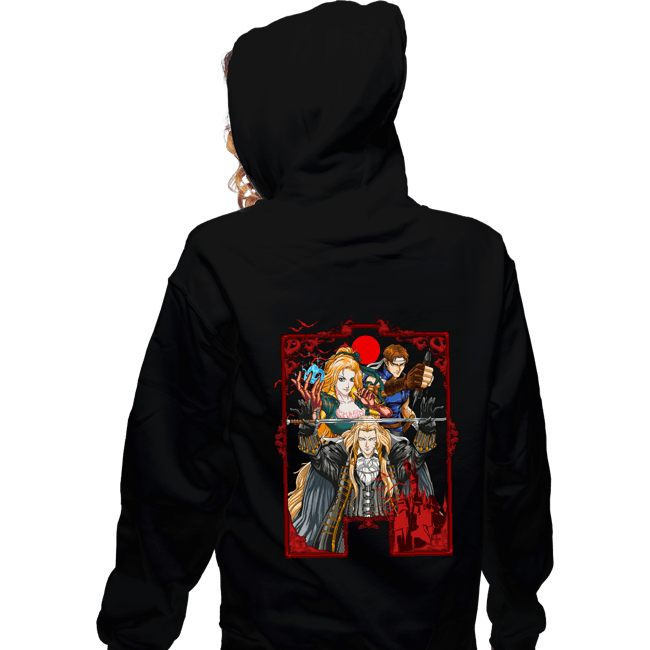 Zippered Hoodies, Unisex / Small / Black