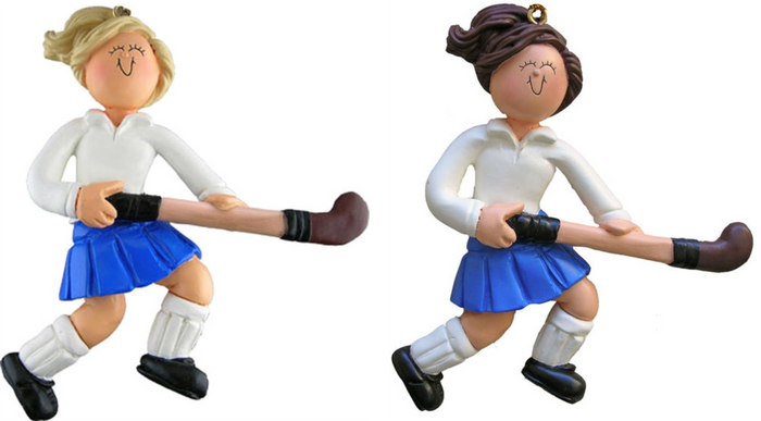Field Hockey- personalized ornament