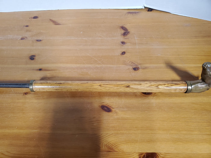 Fire Poker with Brass Horse Head Handle