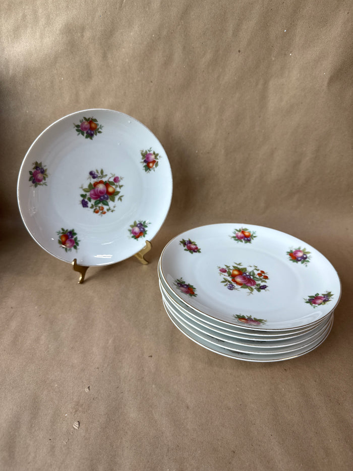 Floral Rosenthal Salad Plates - Set Of 7