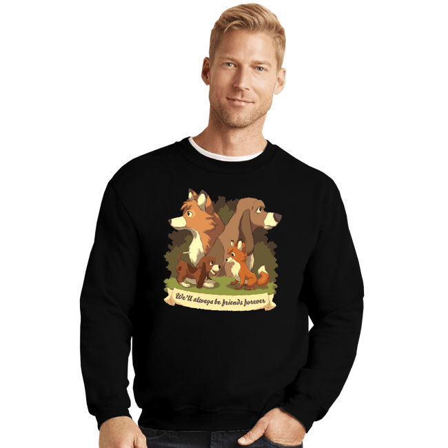 Crewneck Sweater, Unisex / Small / Black