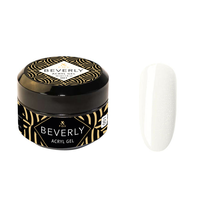 F.O.X Acrygel (Polygel) Beverly 001 milky, 30 ml Acryl Gel F.O.X