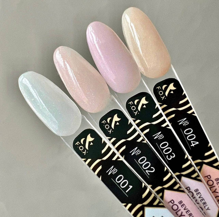 F.O.X Acrygel (Polygel) Beverly 001 milky, 30 ml Acryl Gel F.O.X