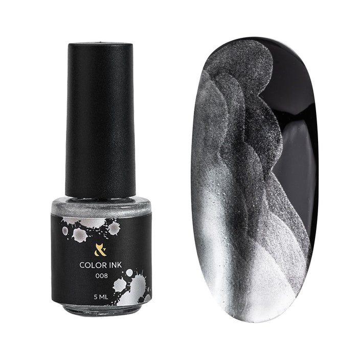 F.O.X Color Ink Silver 008, 5 ml Color Ink F.O.X