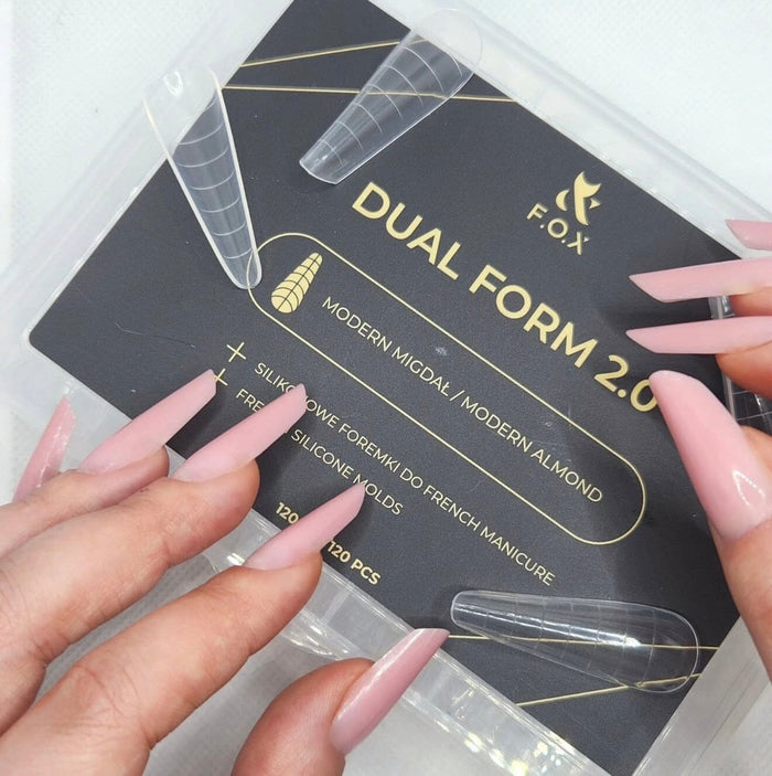 F.O.X Decking Nail form 2.0 Modern Almond (120 pcs) Nail Forms F.O.X