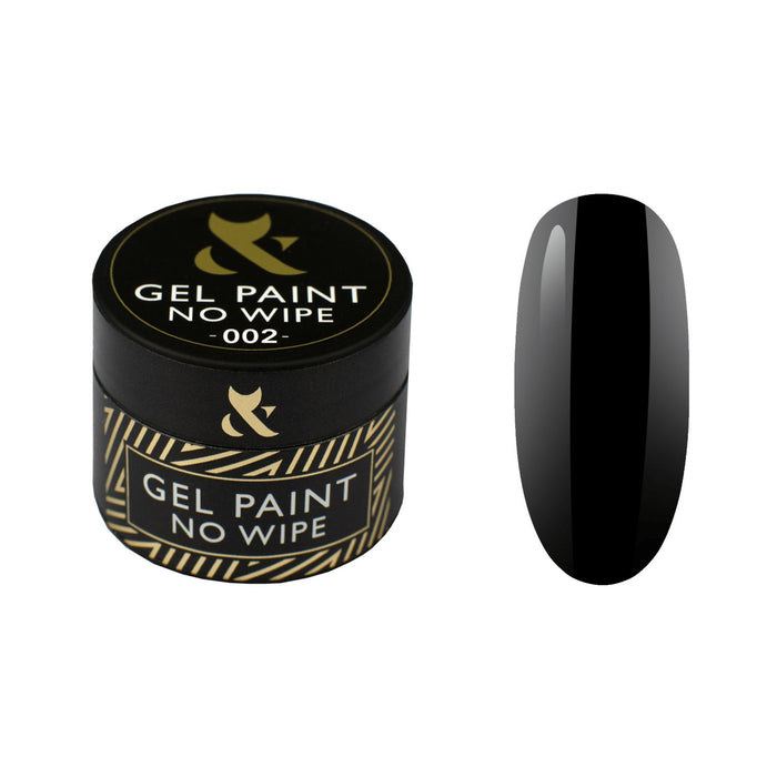 F.O.X Gel Paint No Wipe 002 Black Paint F.O.X