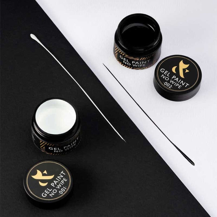 F.O.X Gel Paint No Wipe 002 Black Paint F.O.X