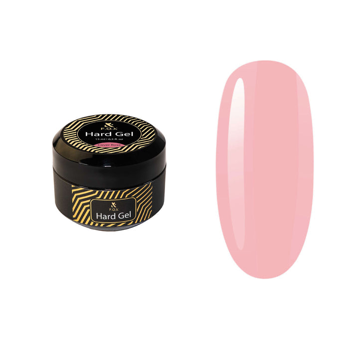 F.O.X Hard Gel Cover Rose, 15 ml builder gel F.O.X
