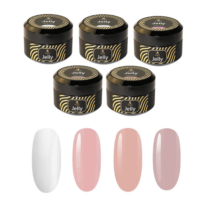 F.O.X Jelly Gel – Set of 5, 30 ml Bulk sets F.O.X