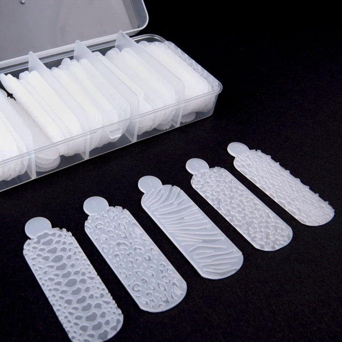 F.O.X Wild Silicone Molds (60 pcs) Nail Forms F.O.X