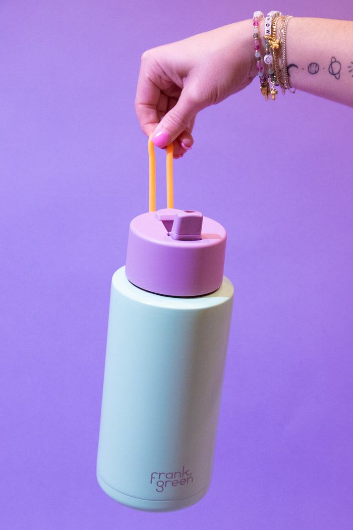 Frank Green Reusable Bottle 34oz- Mint Gelato