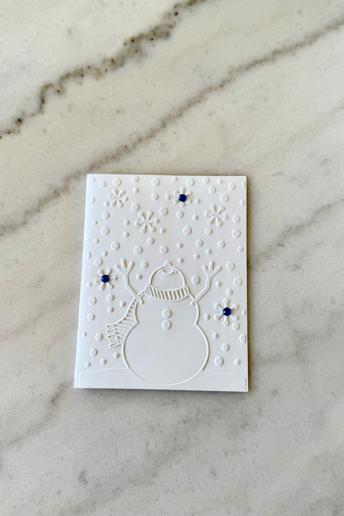 Frosty's White Christmas Blank Greeting Card