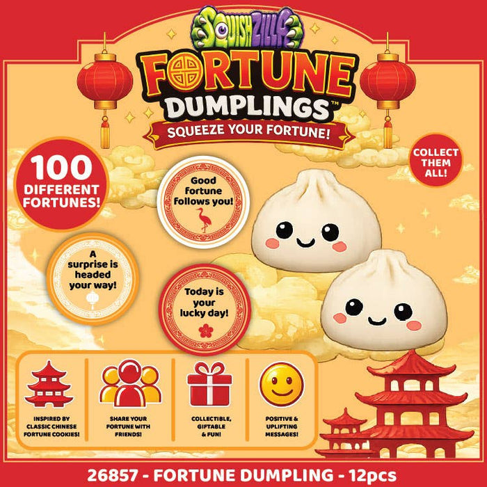 Fun Doh SquishZilla Mystery Fortune Cookie Dumpling Toy