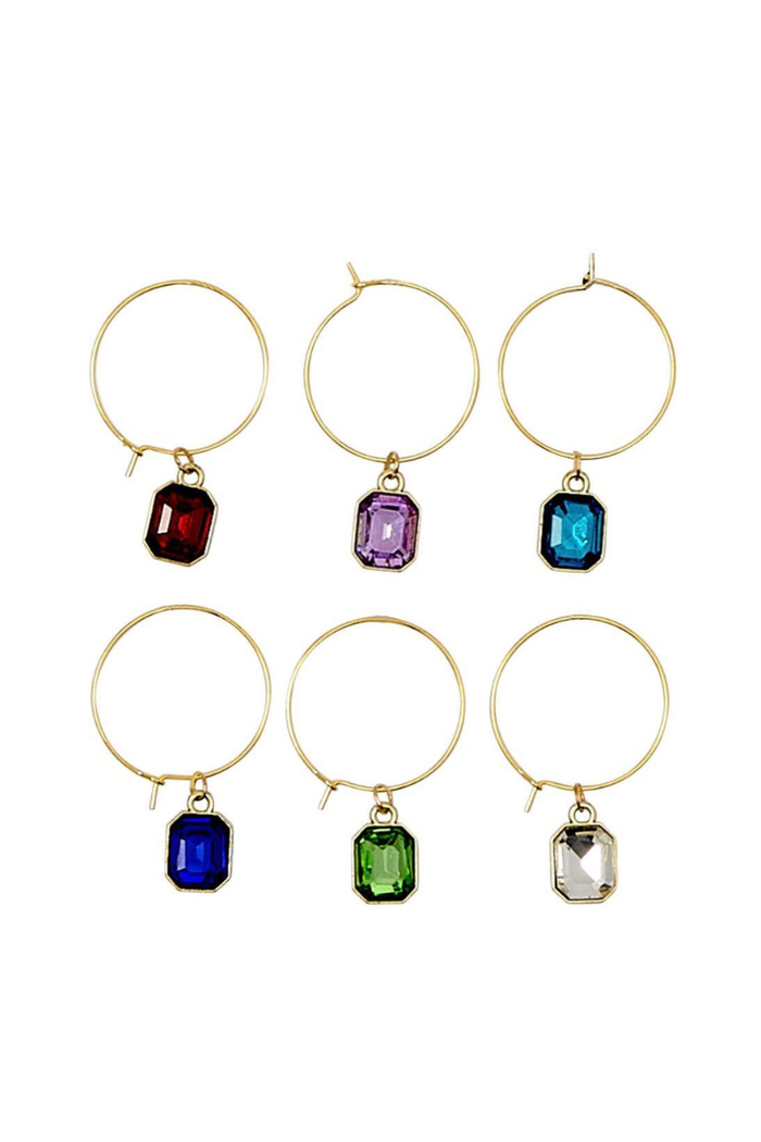 Gems Wine Glass Charm