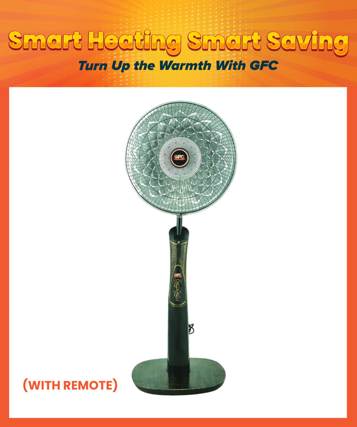 GF - 103 Parabolic Stand Heater (With Remote)