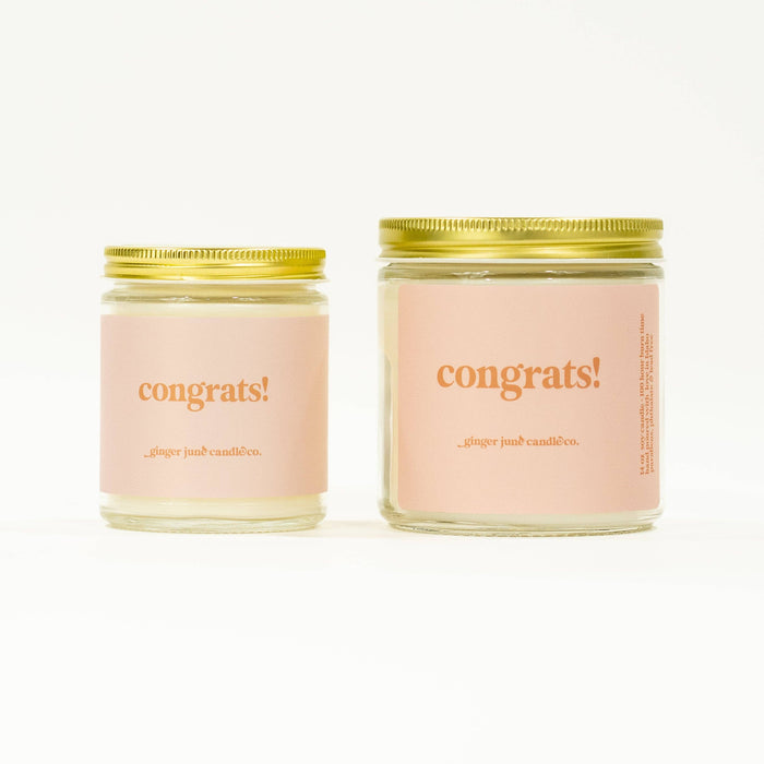 Ginger June Candle Co. - Congrats!